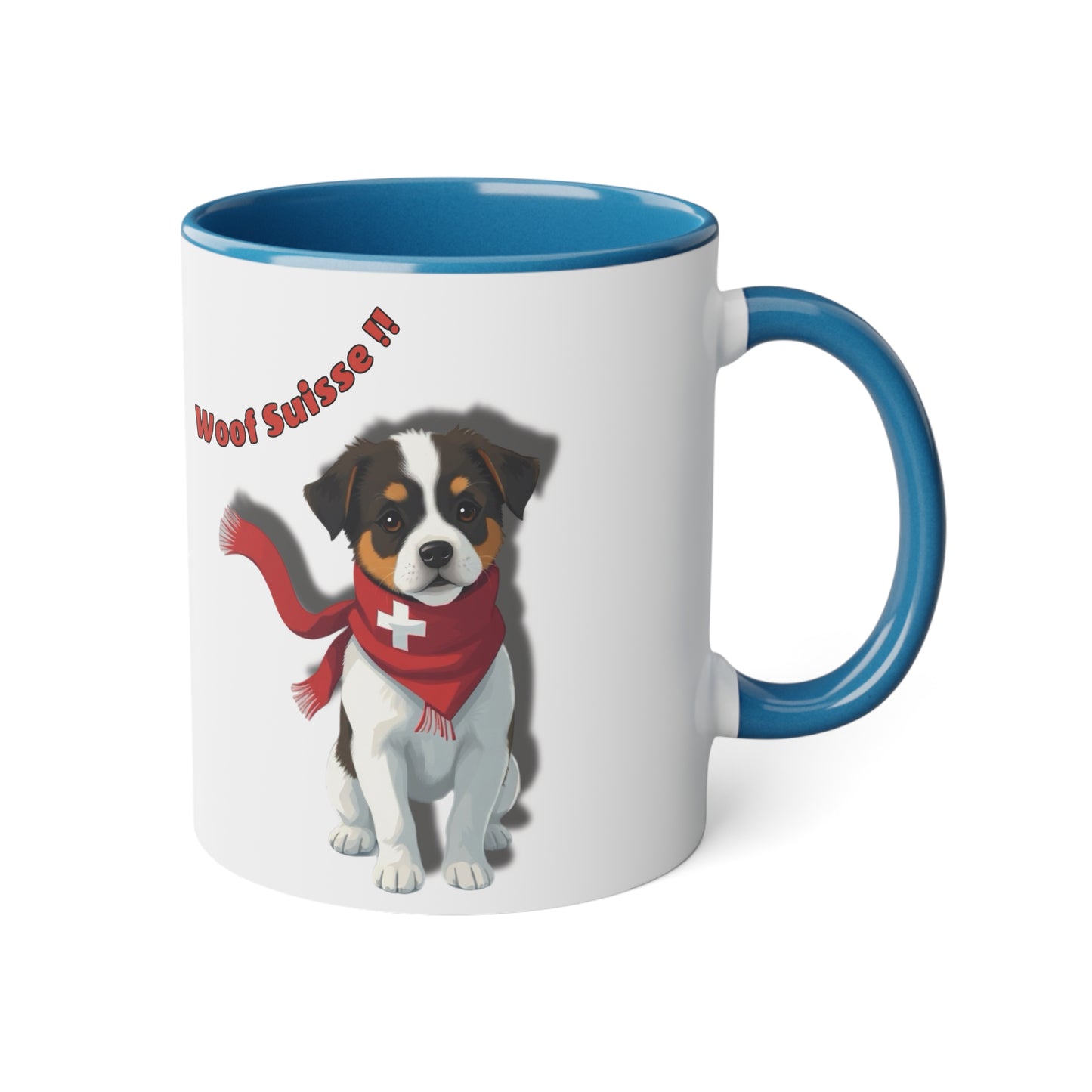 Mug "Woof Suisse!" - Un Aboiement Helvétique ! (325ml)