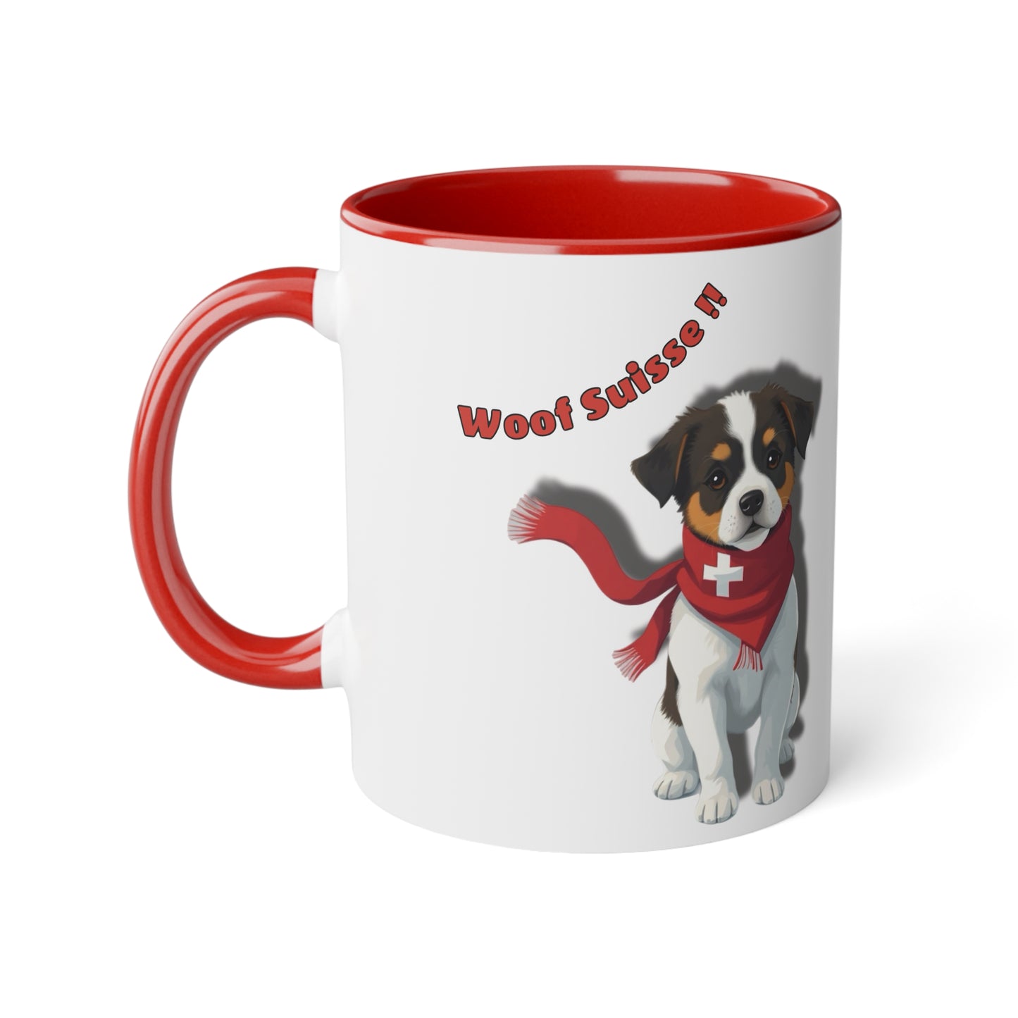 Mug "Woof Suisse!" - Un Aboiement Helvétique ! (325ml)