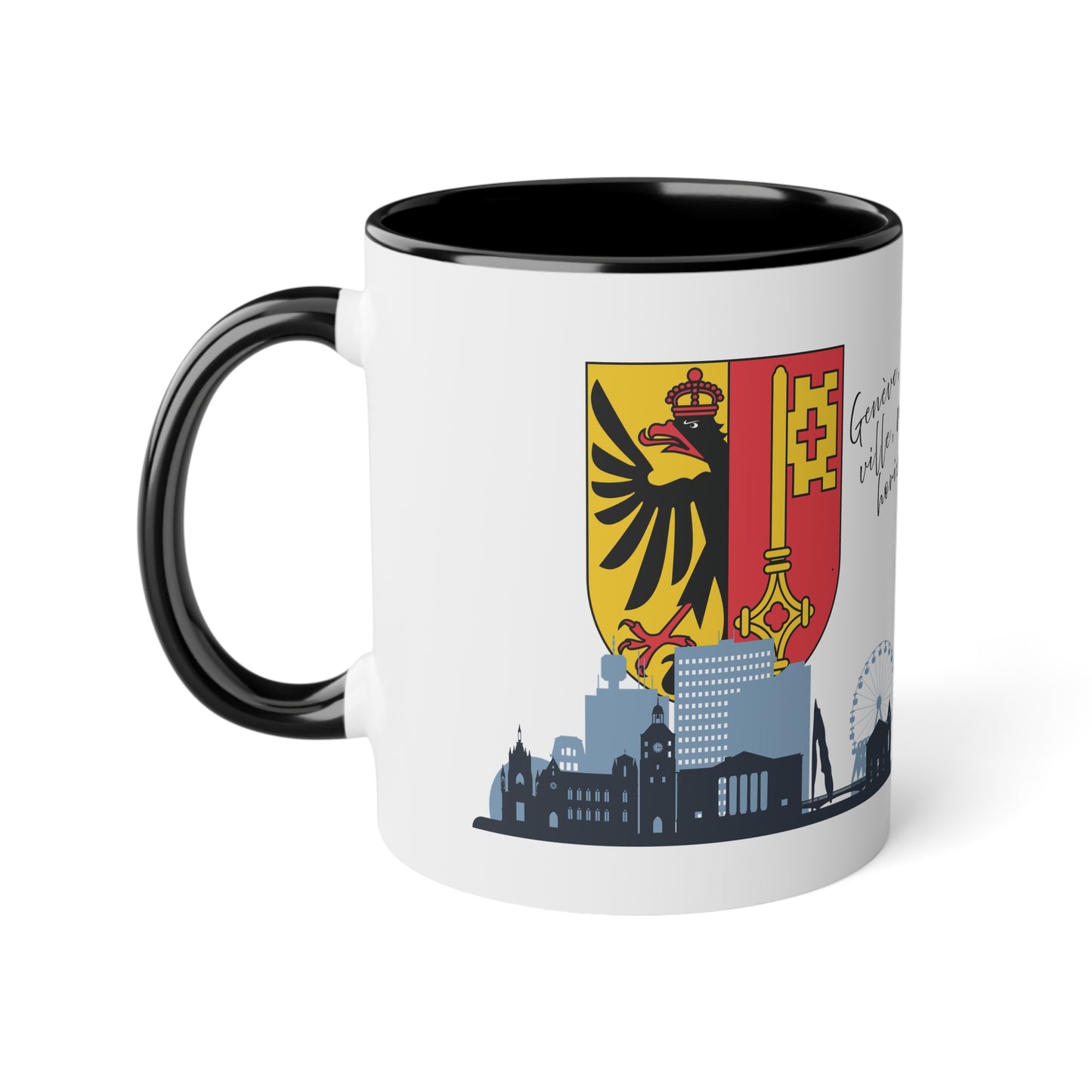 Mug "Les Horizons de Genève" - Une Ville dans Votre Tasse (325ml)