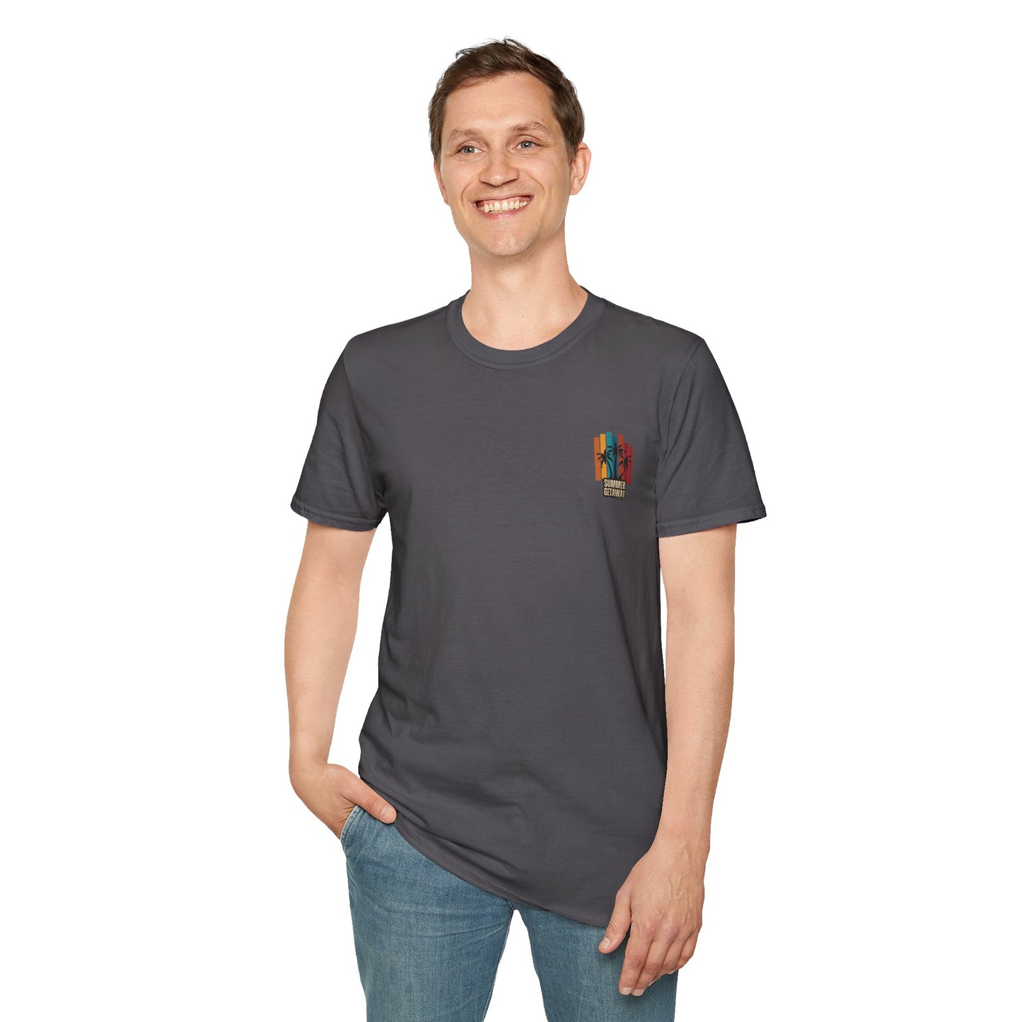 T-Shirt graphique tropical 'Summer Getaway'