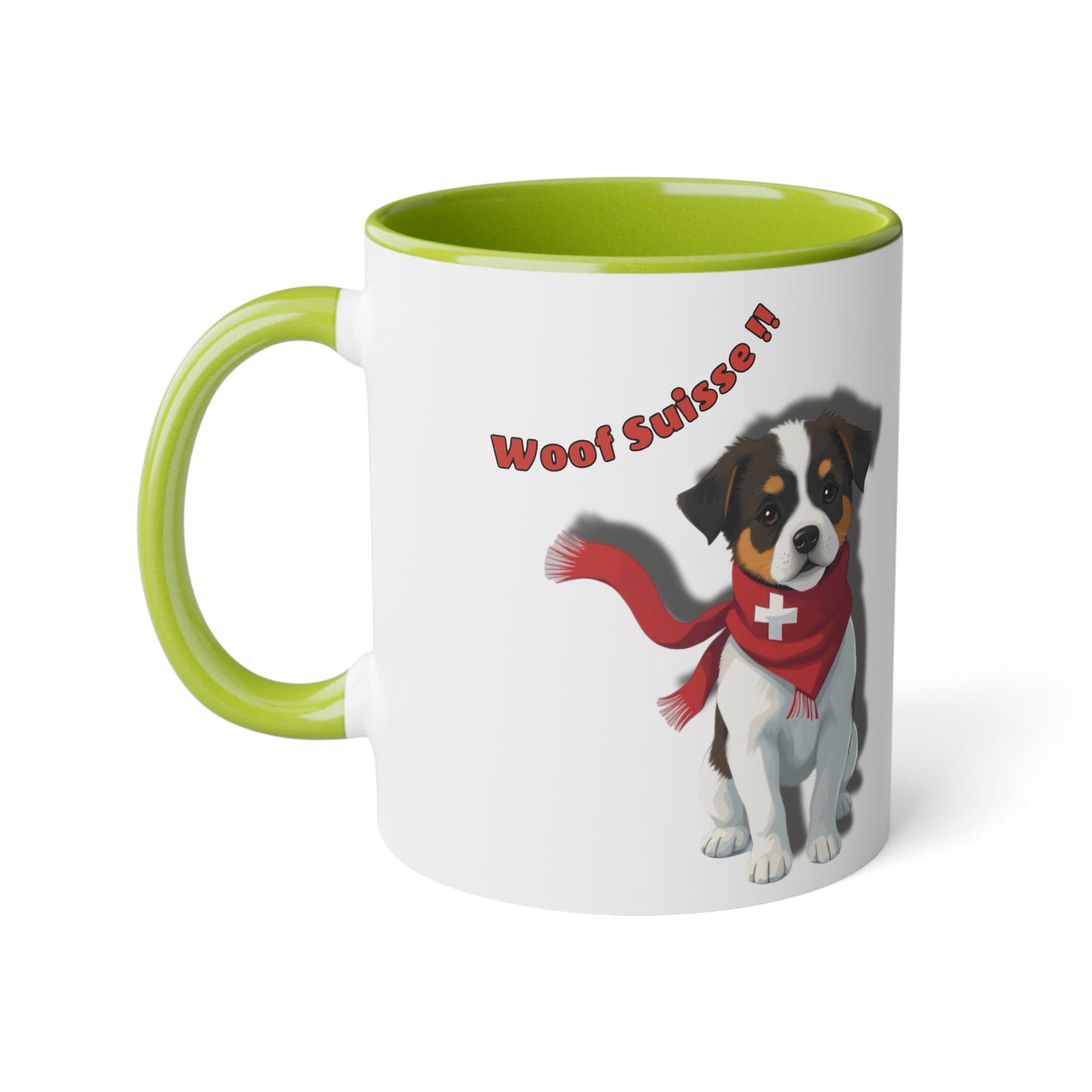 Mug "Woof Suisse!" - Un Aboiement Helvétique ! (325ml)
