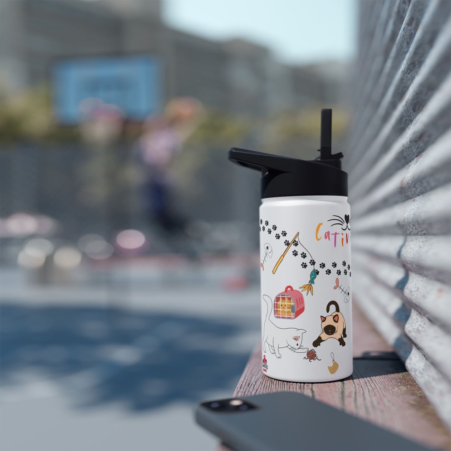 Bouteille Isotherme à "L'Effigie du Chat" - Parfaite pour les amoureux des animaux de compagnie