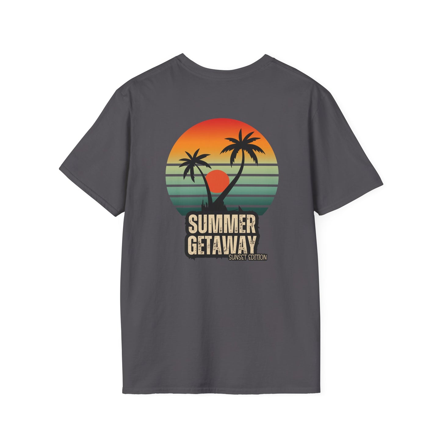 T-Shirt graphique tropical 'Summer Getaway'