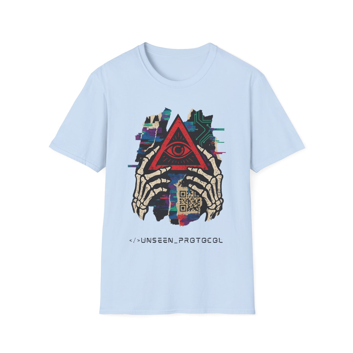 T-Shirt Unisexe "Unseen Protocol" - Cyberpunk Streetwear