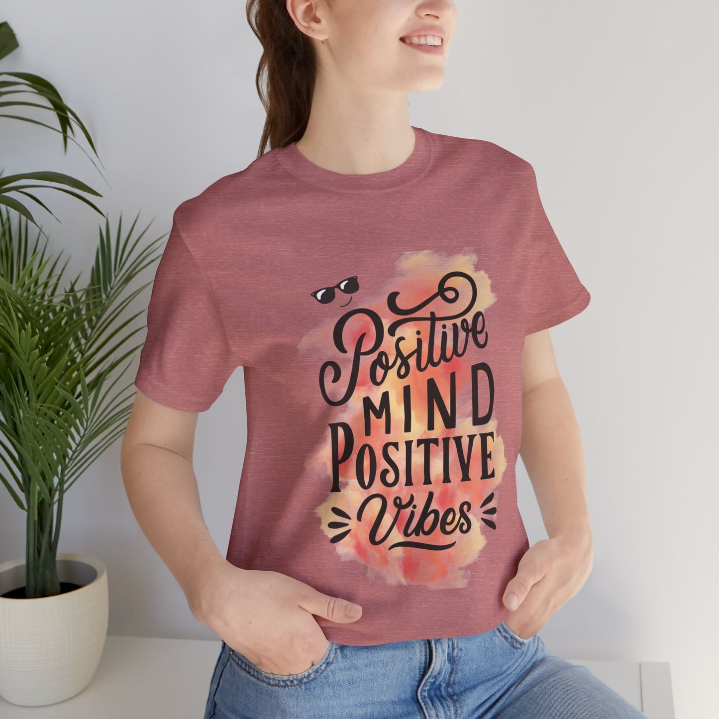 T-shirt unisexe "PositiveMind, Positive Vibes" !