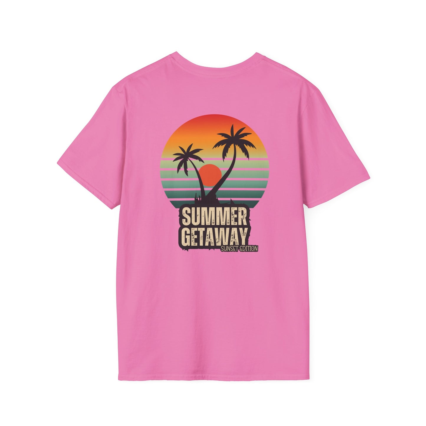 T-Shirt graphique tropical 'Summer Getaway'