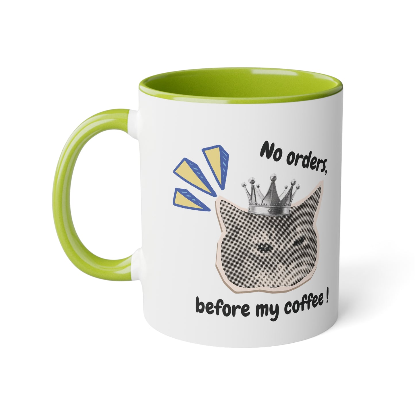 Mug "No Orders Before My Coffee!" - Le Café Avant Tout (325ml)