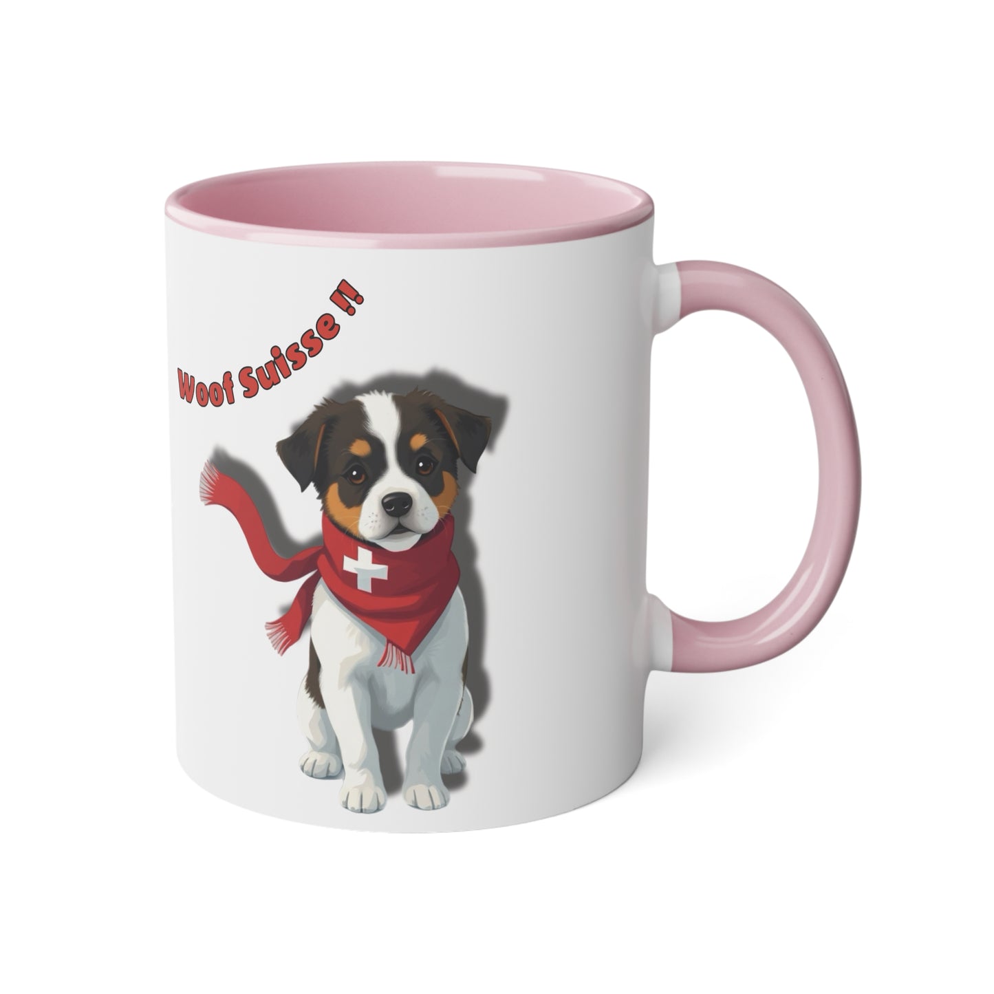 Mug  "Woof Suisse!" - Un Aboiement Helvétique ! (325ml)
