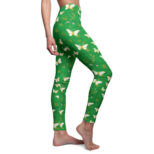 Legging "Papillons & Nature" - Fraîcheur Verte Pour Âme Légère