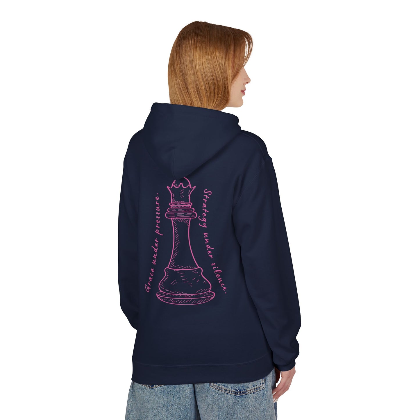 Hoodie Femme "Chess Queen" - Stratégie en Elégance