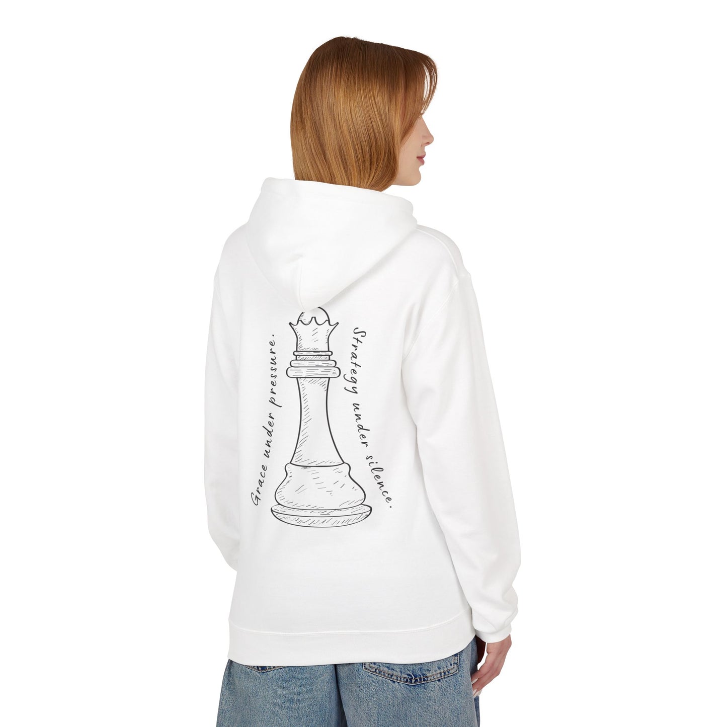 Hoodie Femme "Chess Queen" - Stratégie en Elégance
