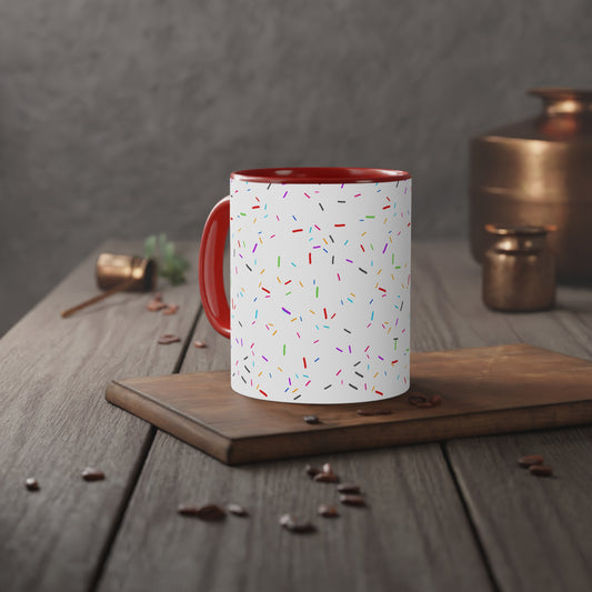Mug en céramique aux Paillettes colorées (325ml)