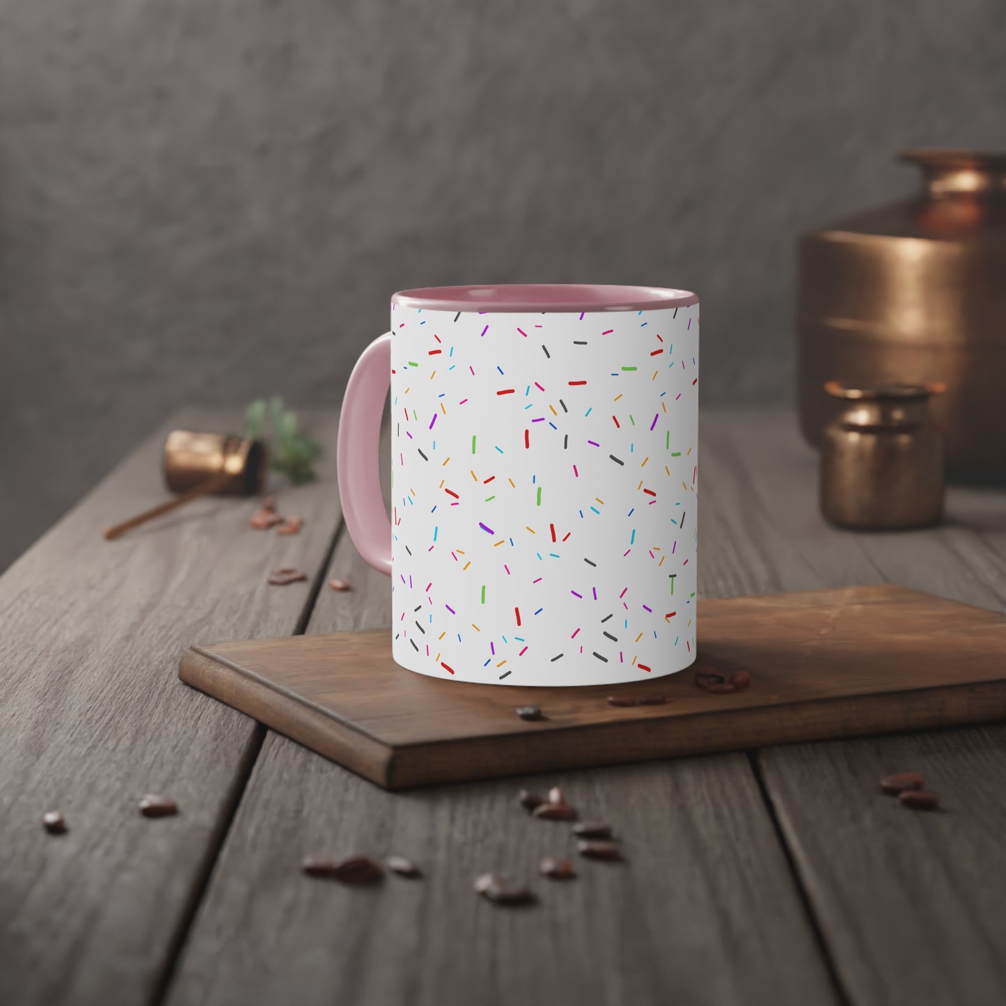 Mug en céramique aux Paillettes colorées (325ml)