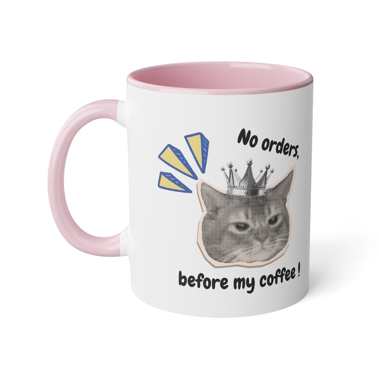 Mug "No Orders Before My Coffee!" - Le Café Avant Tout (325ml)