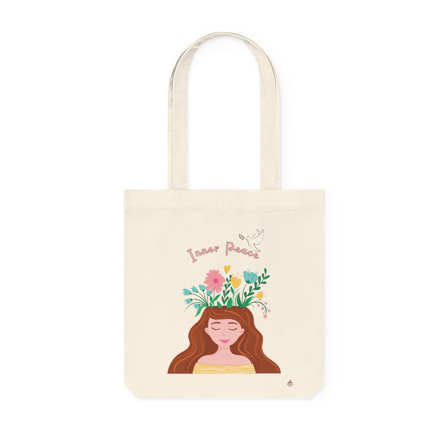 Tote Bag tissé "Inner Peace" - Portez votre sérénité avec style (Éco-Responsable)