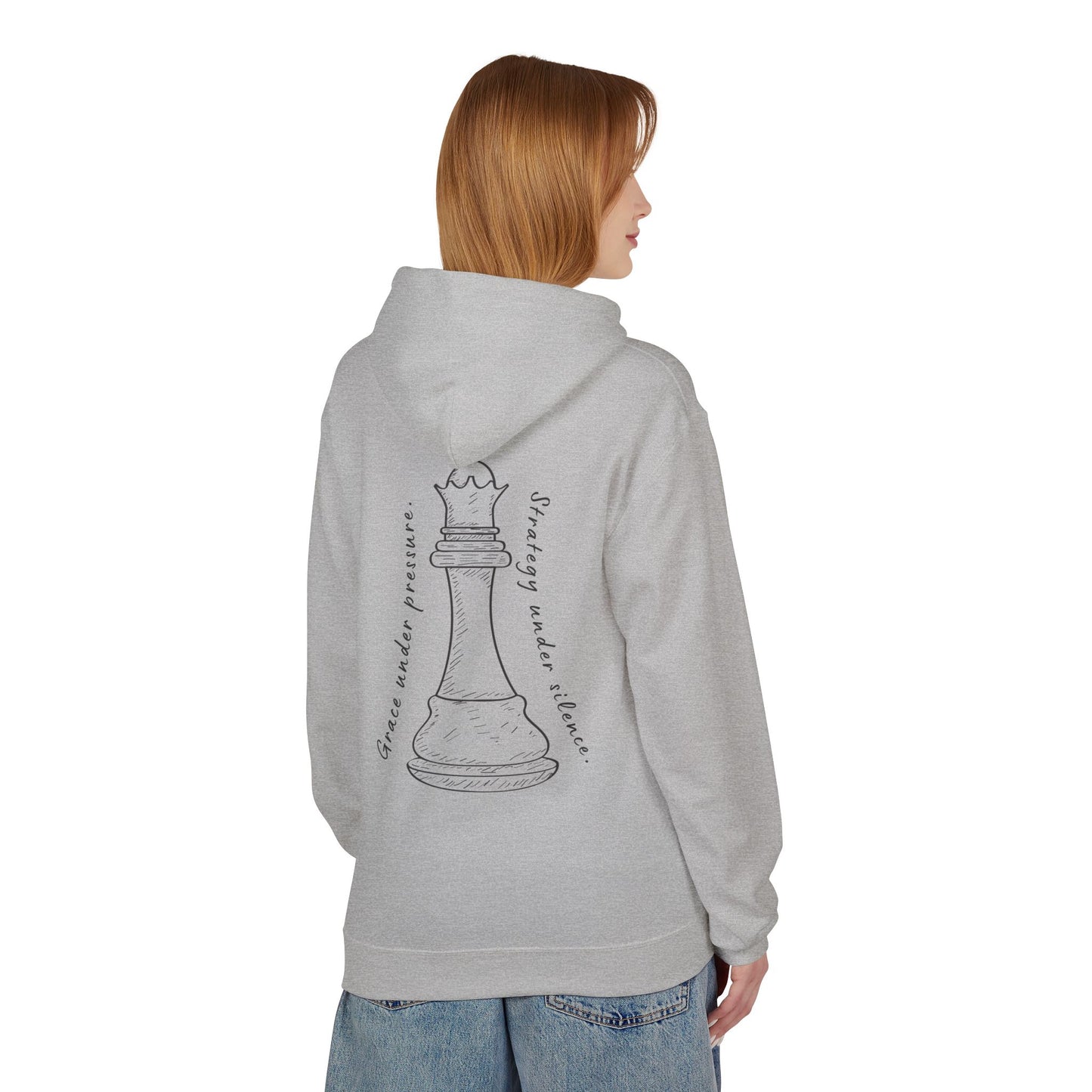 Hoodie Femme "Chess Queen" - Stratégie en Elégance