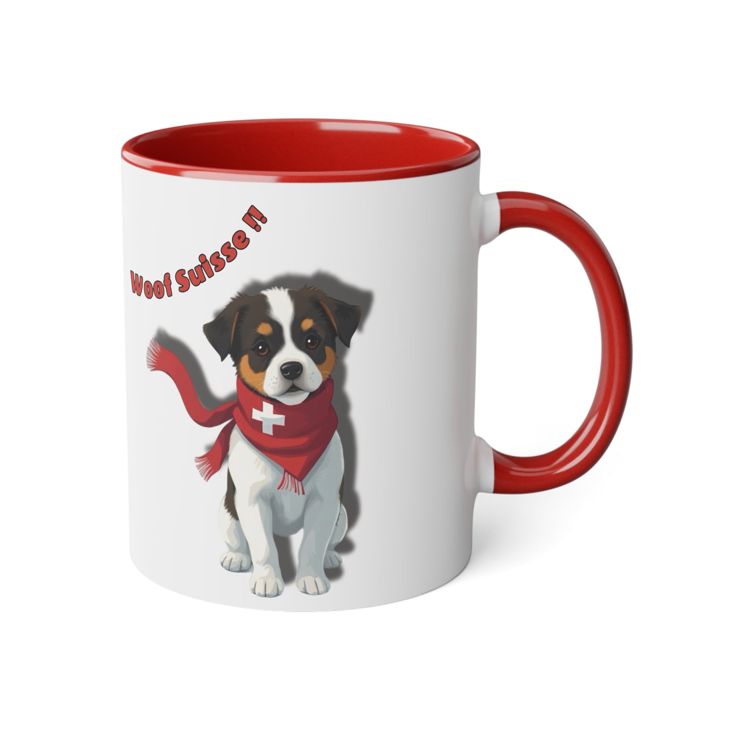 Mug  "Woof Suisse!" - Un Aboiement Helvétique ! (325ml)