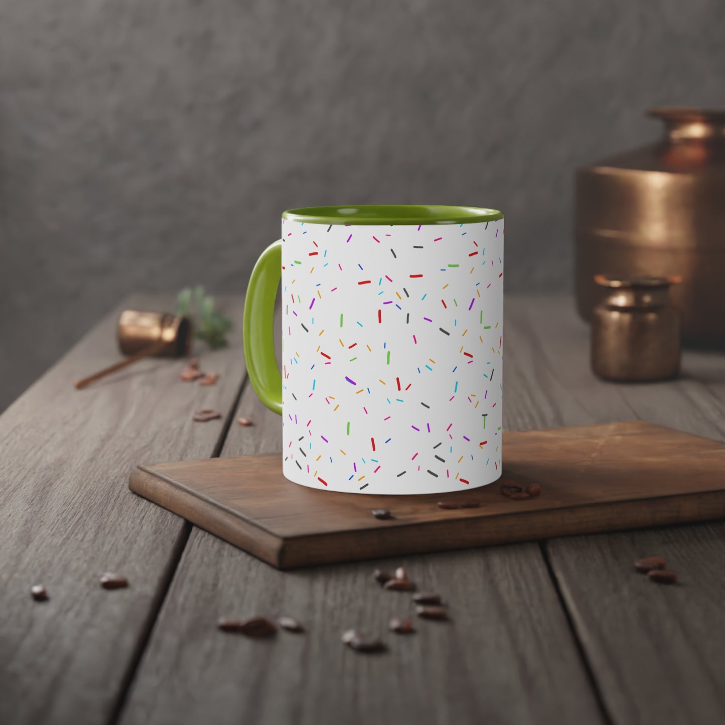 Mug en céramique aux Paillettes colorées (325ml)