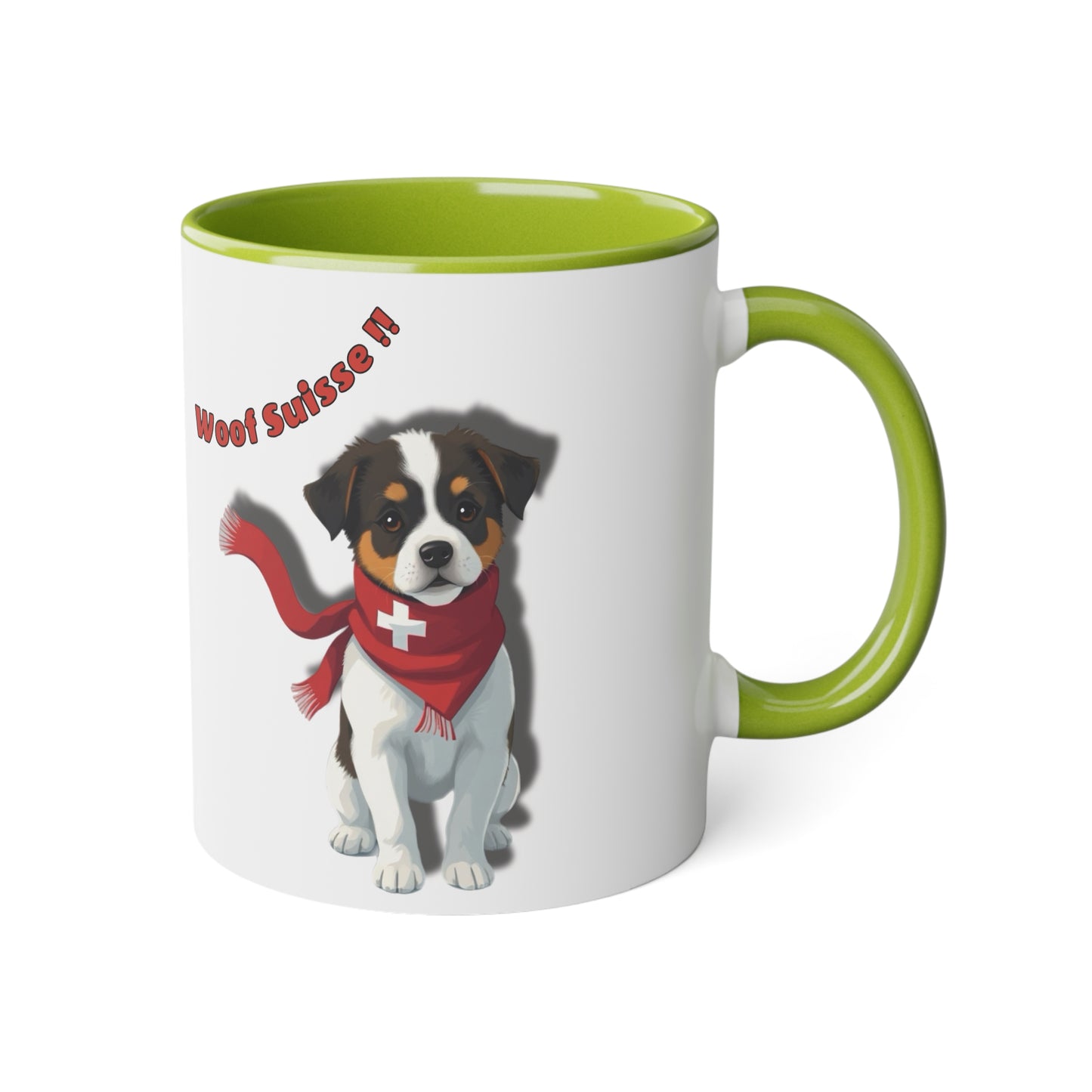 Mug  "Woof Suisse!" - Un Aboiement Helvétique ! (325ml)