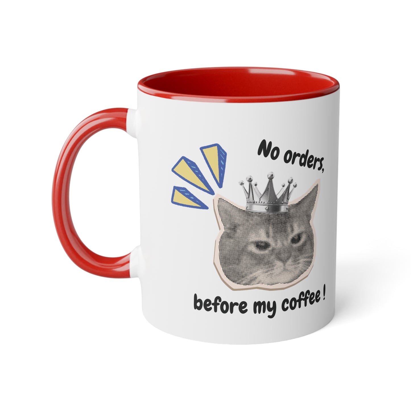 Mug "No Orders Before My Coffee!" - Le Café Avant Tout (325ml)