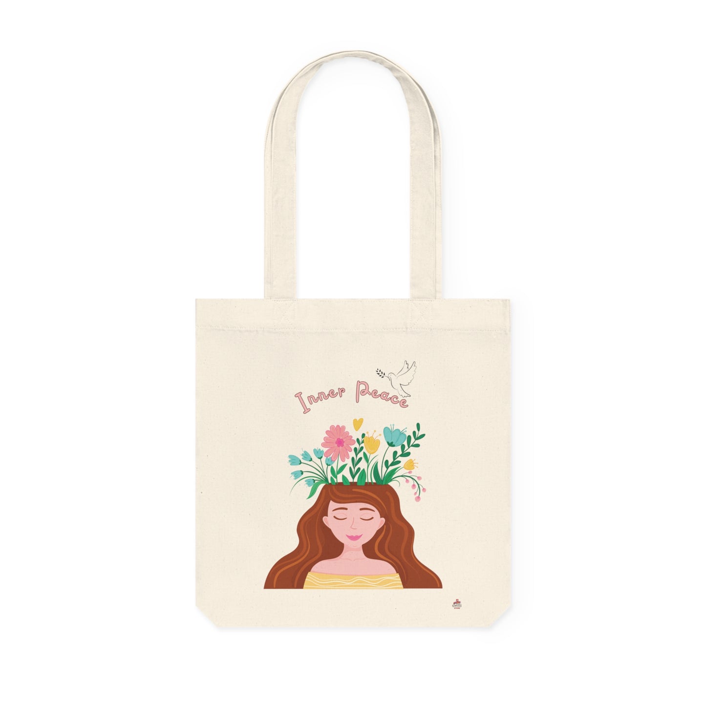 Tote Bag tissé "Inner Peace" - Portez votre sérénité avec style (Éco-Responsable)