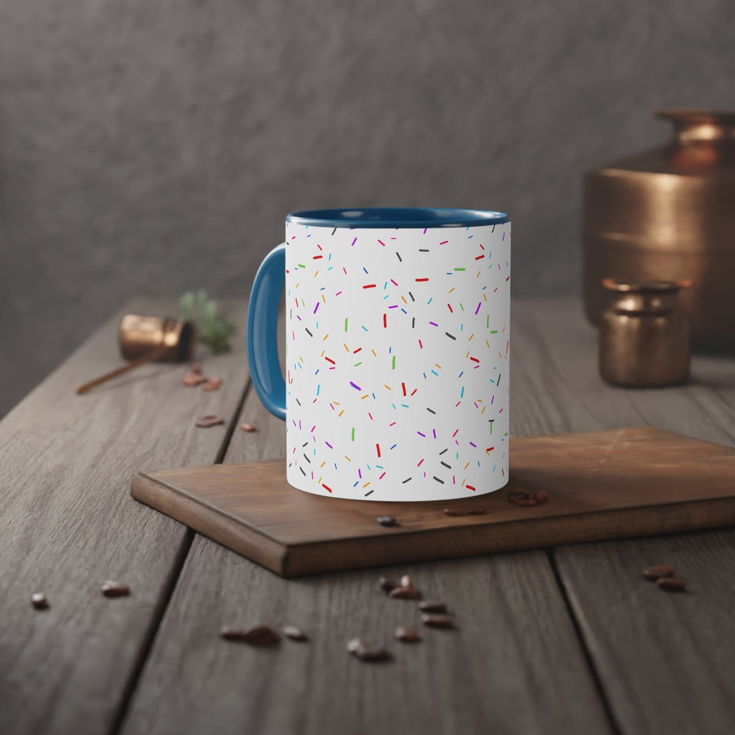 Mug en céramique aux Paillettes colorées (325ml)