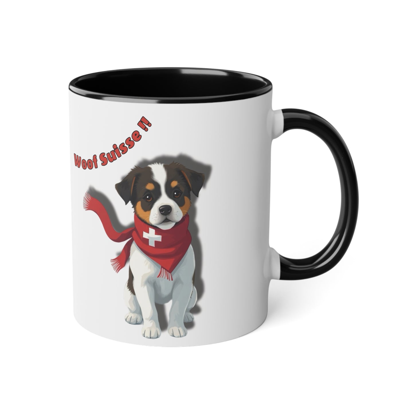 Mug  "Woof Suisse!" - Un Aboiement Helvétique ! (325ml)